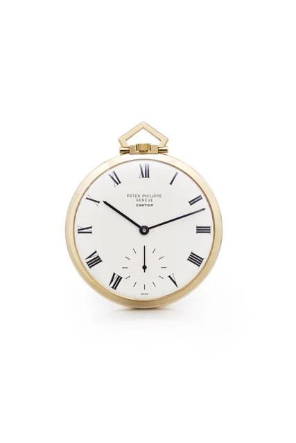 Patek Philippe For Cartier Reference 736 / 2, Dress-watch With Painting On Enamel By J. Pe