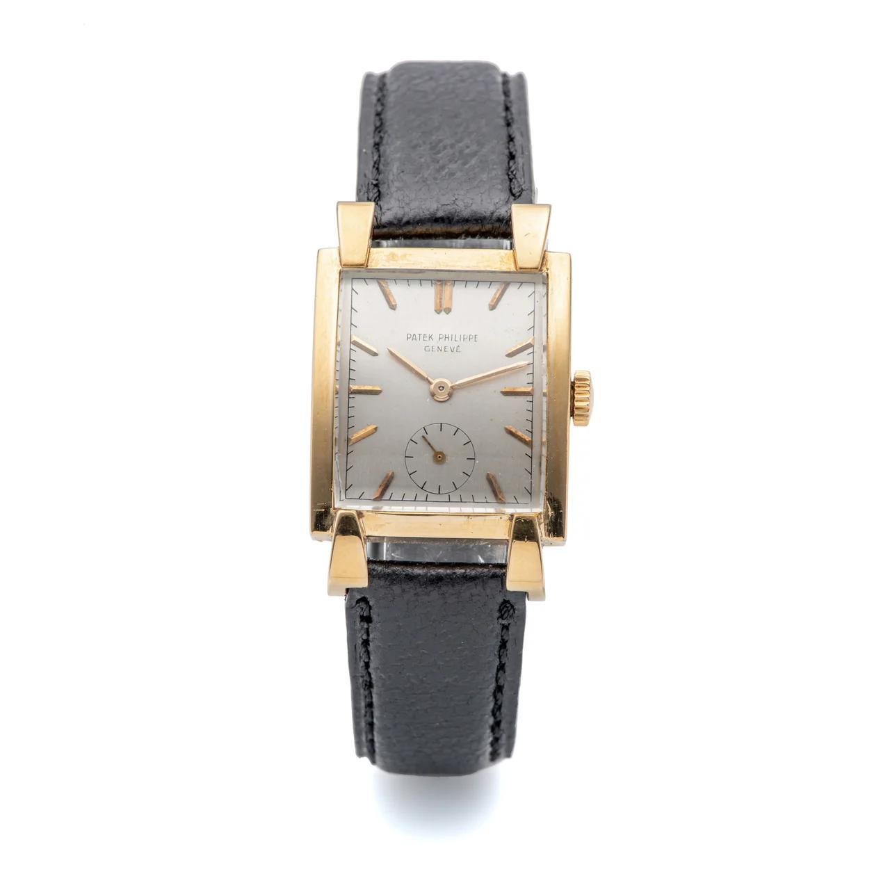 Patek Philippe PATEK PHILIPPE REF. 2427, OVERHANGING TRIANGULAR EXPENDED LUGS; 18K YELLOW GOLD kol saati