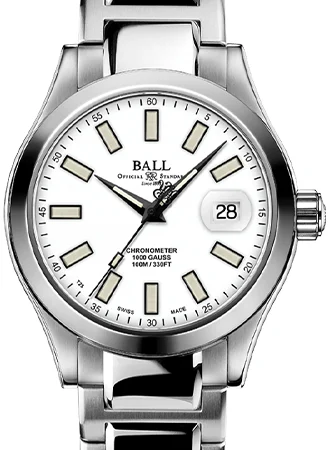 Ball Watch Co. Engineer III Marvelight Chronometer White Ref. NM9026C-S6CJ-WH - 904L Steel NM9026C-S6CJ-WH/BALL 46.5 mm kol saati