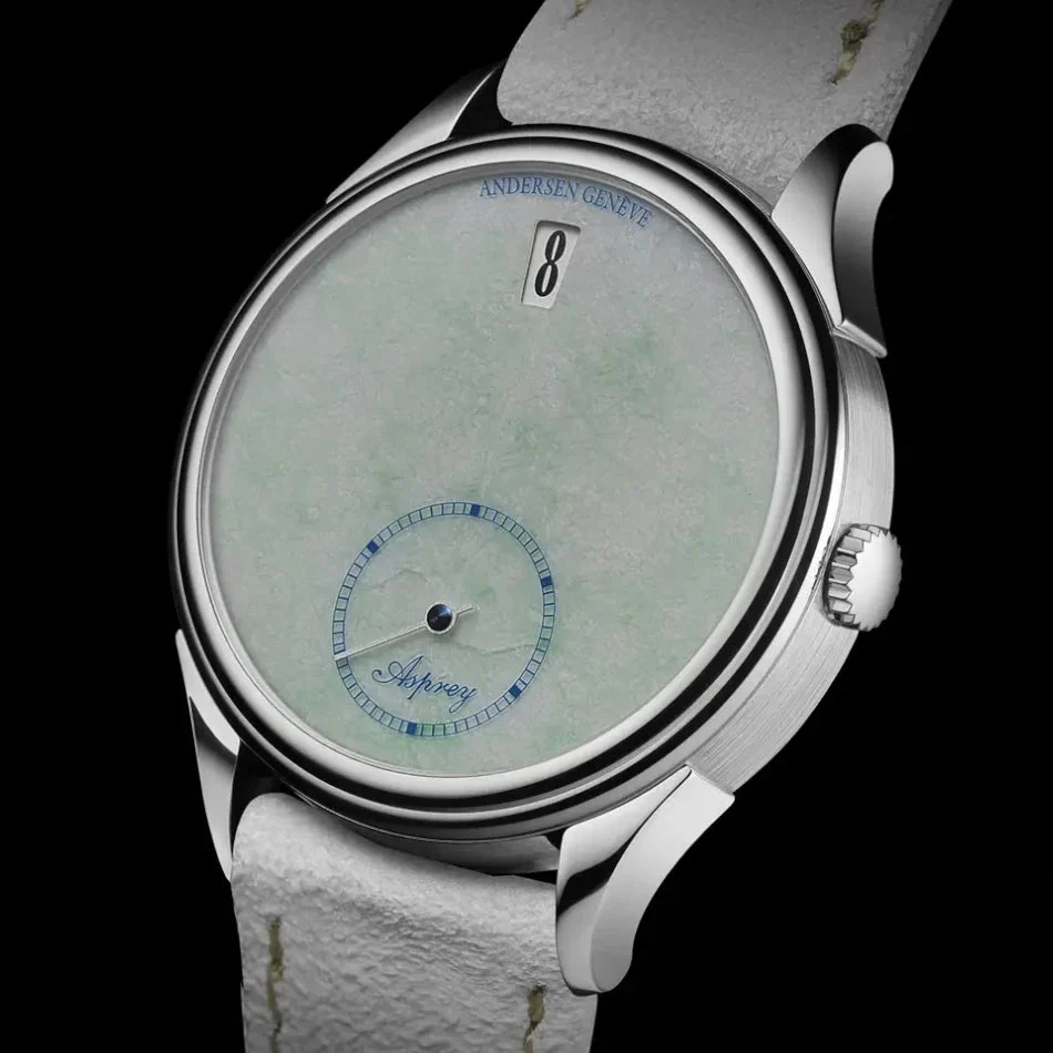 Andersen Genève Jumping Hours Burma Jade Asprey jumping-hours-burma-jade 38 mm kol saati