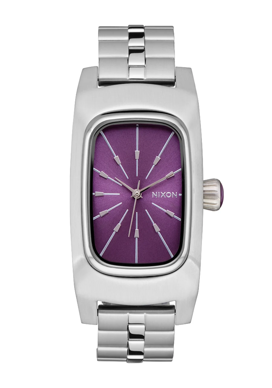 Nixon US Frankie - Mid Century / Silver / Purple Sunray A1441-5394-00 kol saati