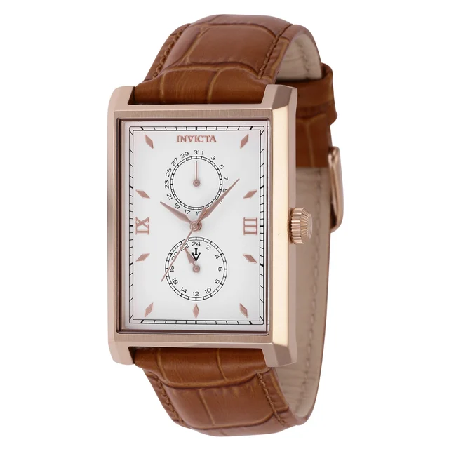 Invicta Vintage Heirgraf Watch - 30mm, Light Brown (46858) kol saati