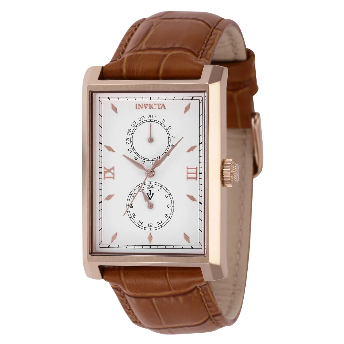 Invicta Vintage Heirgraf Watch - 30mm, Light Brown (46858) 30 mm kol saati