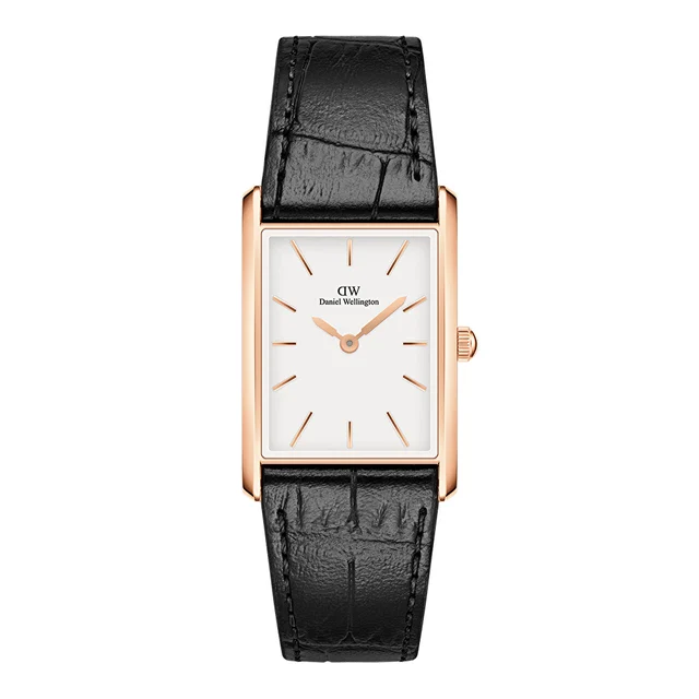 DANIEL WELLINGTON Bound Black Crocodile Rose Gold DW00600693 kol saati