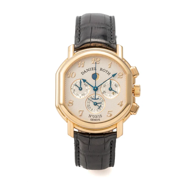Daniel Roth DANIEL ROTH, REF. 377.X.40, PERPETUAL CALENDAR CHRONOGRAPH, No. 3/15, YELLOW G