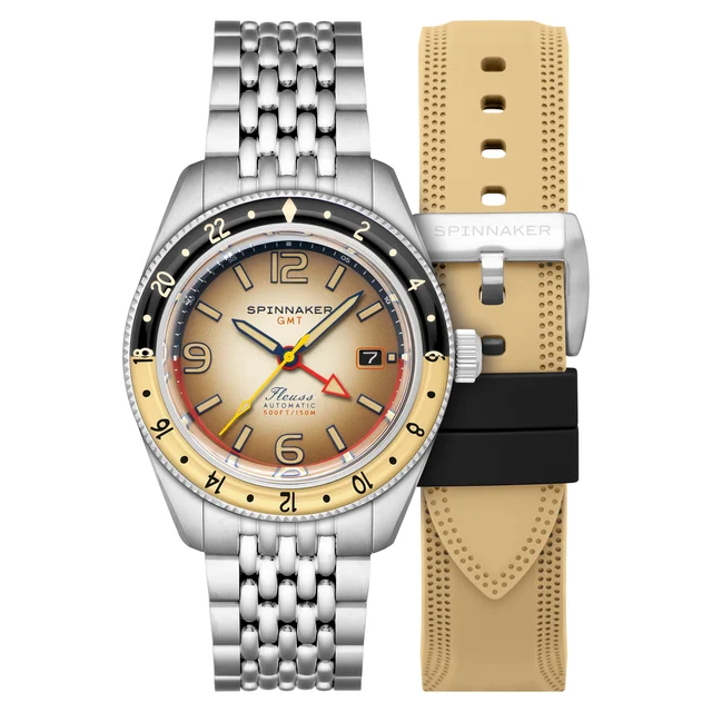 Fleuss GMT Automatic Sandstorm Brown SP-5120-AA kol saati