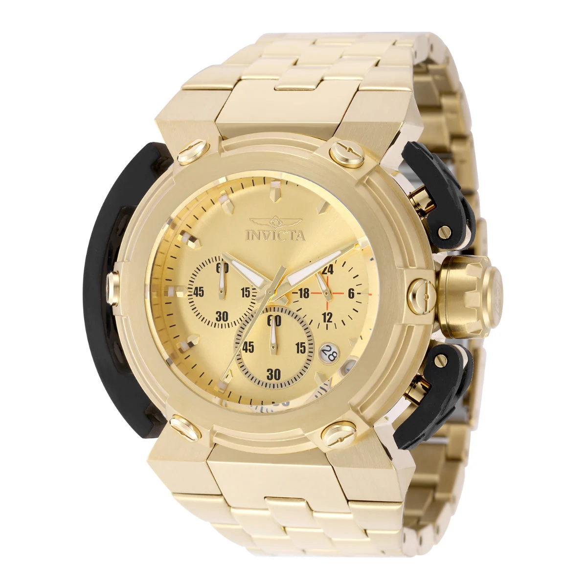 Invicta Coalition Forces X-Wing Watch - 46mm. Gold (49771) 46 mm kol saati