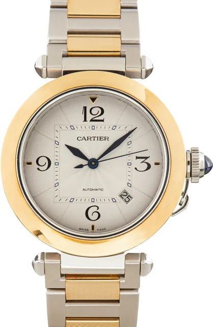 Cartier Pasha De Watch W2PA0009 Two Tone kol saati