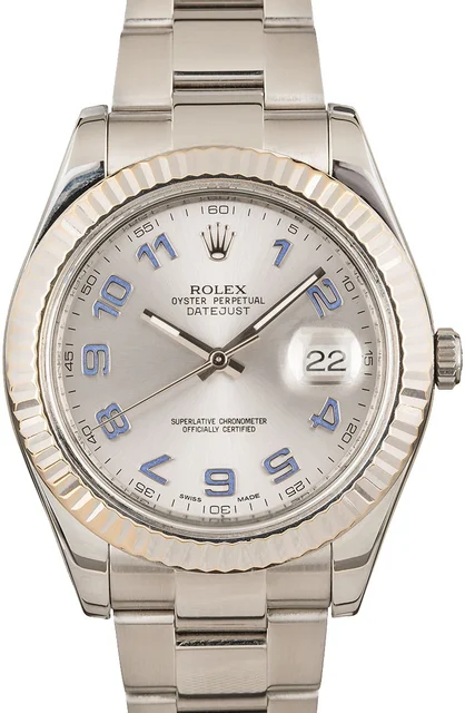 Rolex Datejust 116334 Blue Arabic Markers T 116334RBLAO kol saati