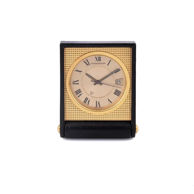Jaeger-Lecoultre JAEGER-LECOULTRE, REF. 11200.71, MEMOVOX, LEATHER AND BRASS kol saati