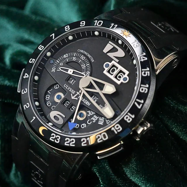 Ulysse Nardin Toro GMT+/- Perpetual Calendar Black Dial B Ulysse Nardin El Toro GMT+/- Per