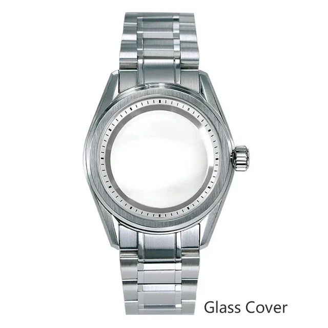 Tandorio Premium 38mm GS Mod Watch Case Chapter Ring NH35NH34 Automatic Mechanical Movemen
