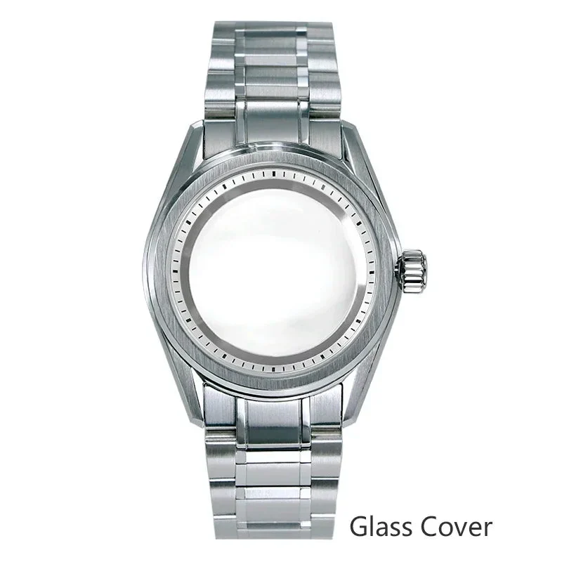 Tandorio Premium 38mm GS Mod Watch Case Chapter Ring NH35NH34 Automatic Mechanical Movement Stainless Steel Watch Fits The 28.5mm Dial 12000043657033893 38 mm kol saati