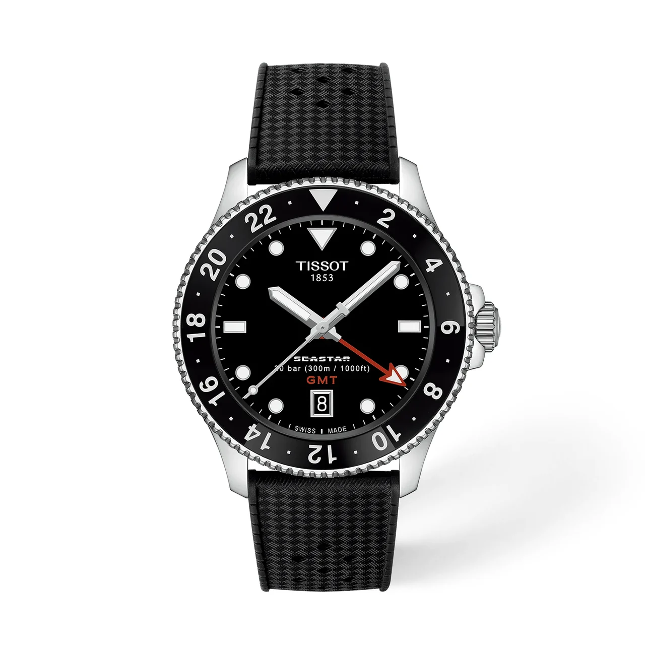 Tissot Seastar 1000 GMT 40mm T1208521705100 40 mm kol saati
