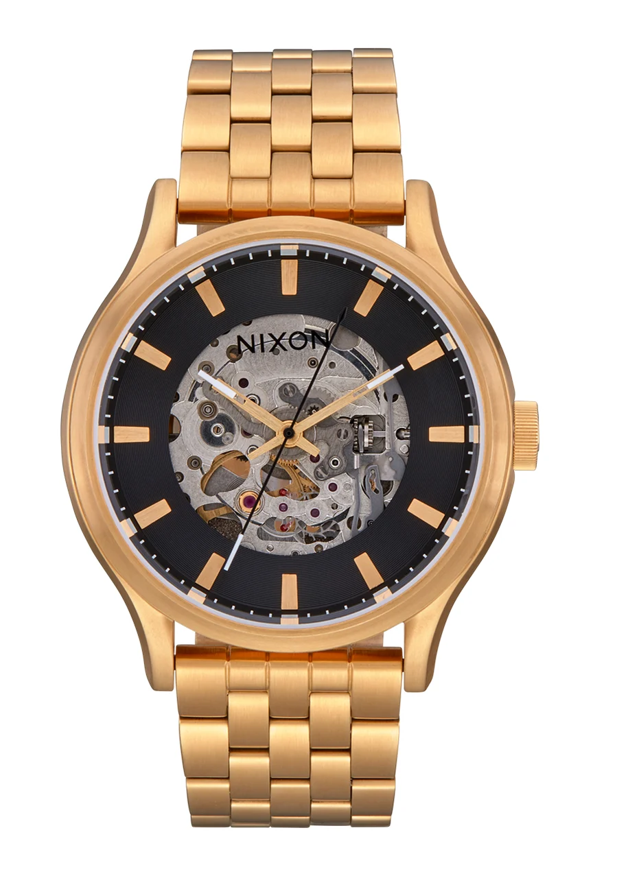 Nixon US Spectra - Black / Gold A1323-010-00 40 mm kol saati