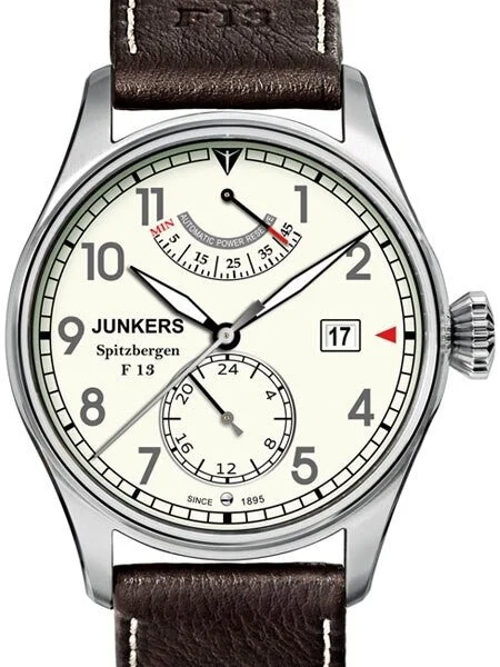 Junkers Spitzbergen F13, Power Resverve Automatic, Luminous Dial, Sapphire Crystal #6160-5 42 mm kol saati