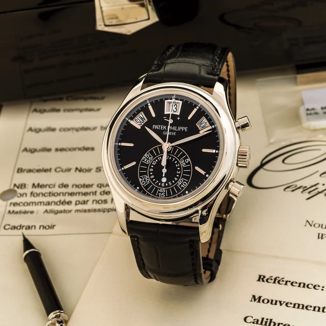 Patek Philippe PATEK PHILIPPE, REF. 5960P, ANNUAL CALENDAR CHRONOGRAPH PLATINUM kol saati
