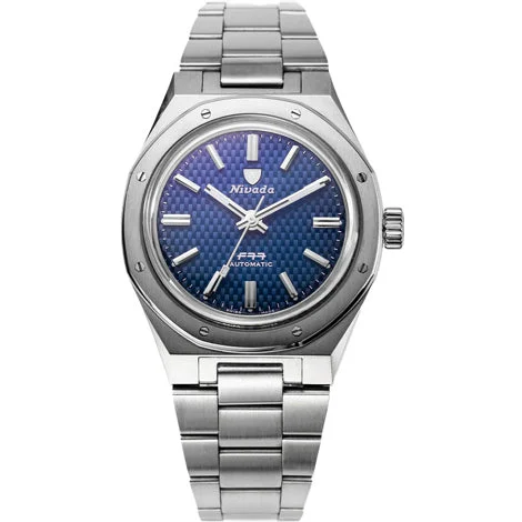 Nivada Grenchen Blue Dial 68001A77 37 mm kol saati