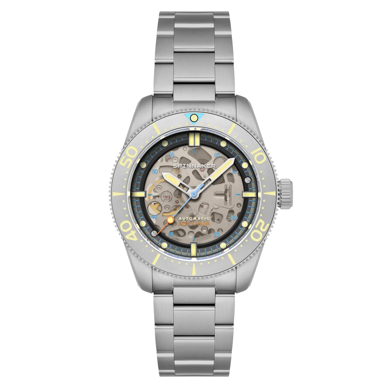 Croft 42 Skeleton Automatic Sandblasted Steel SP-5134-44 kol saati