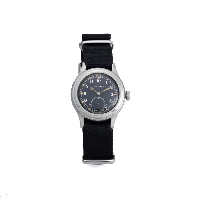 Longines LONGINES, REF. 5707, BRITISH MILITARY WWW, STEEL kol saati