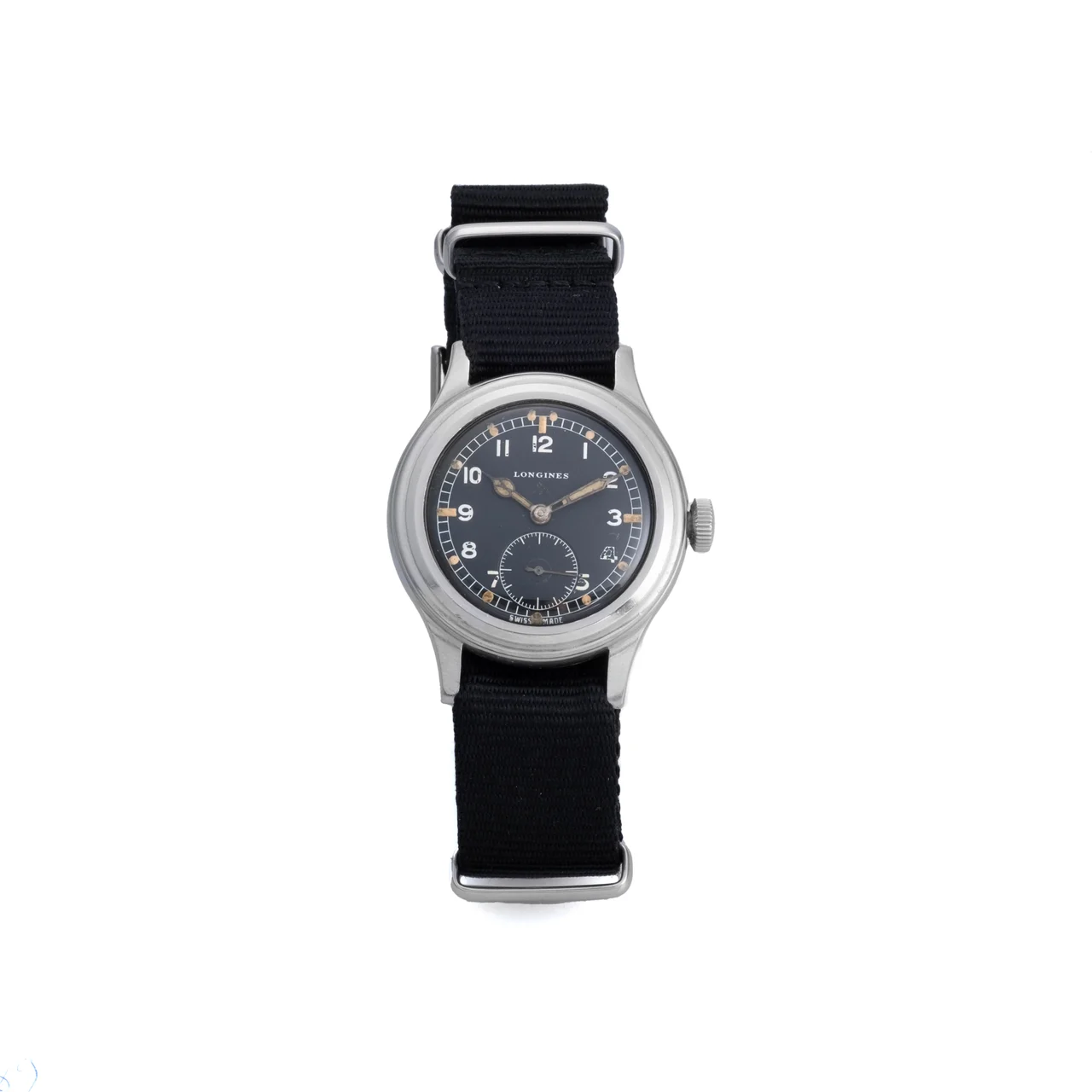 Longines LONGINES, REF. 5707, BRITISH MILITARY WWW, STEEL kol saati