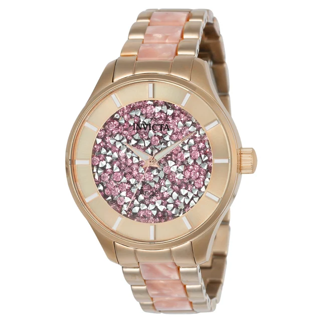 Invicta Angel Watch - 40mm, Rose Gold, Pink (24663) kol saati