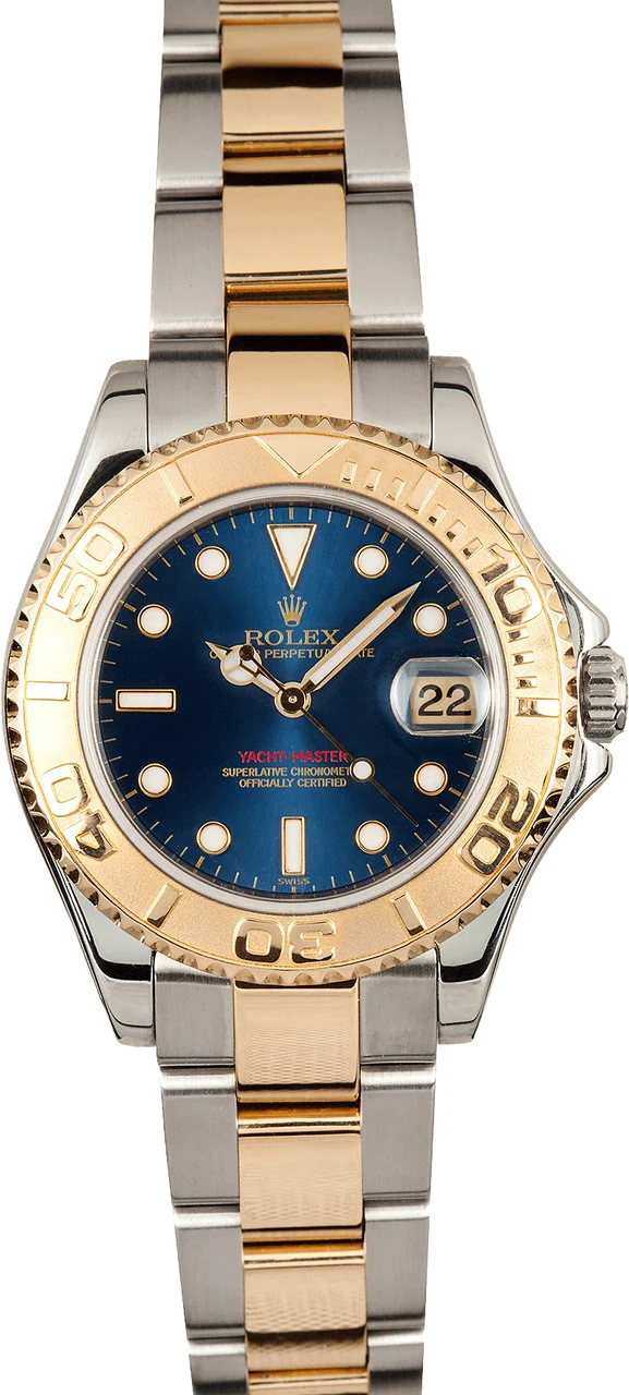 Rolex Mid-Size Yachtmaster 168623 35 mm kol saati