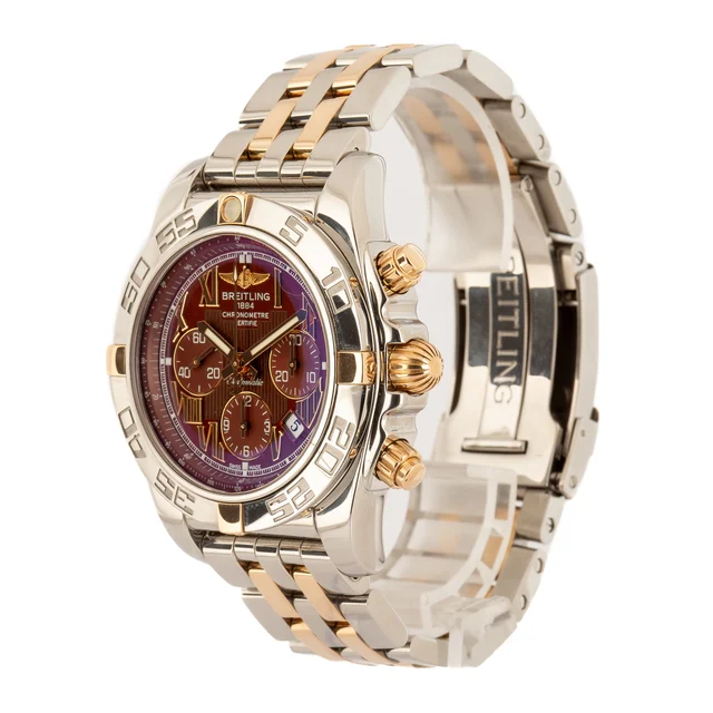 Breitling Chronomat 44 Steel & 18k Rose Gold IB011012Q567 kol saati