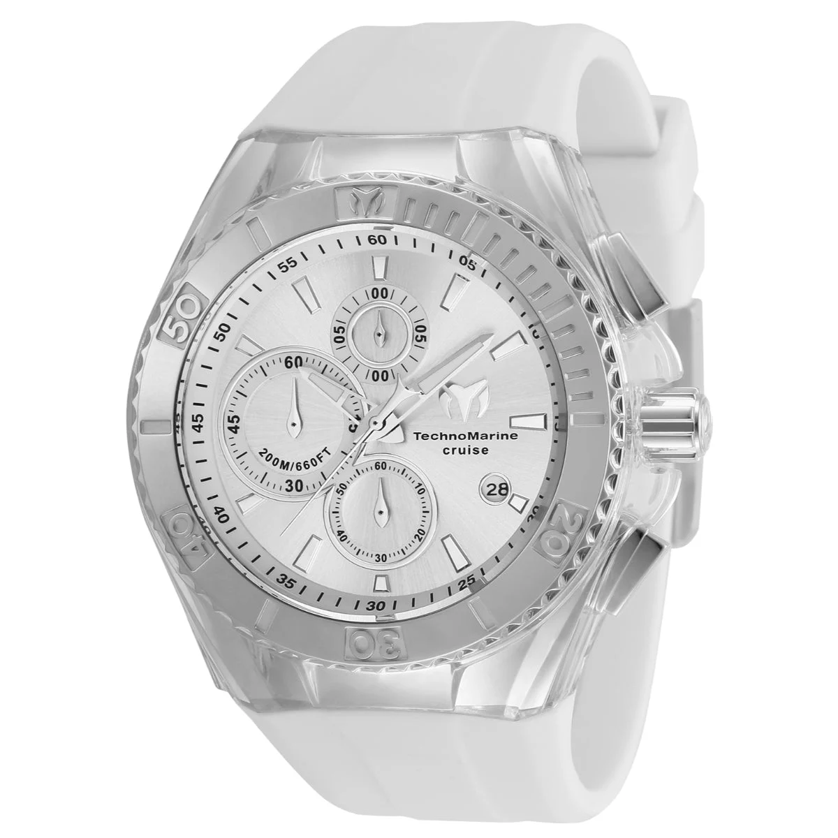 Technomarine Cruise Star Watch - 45mm, White (ZG-TM-115215) 45 mm kol saati