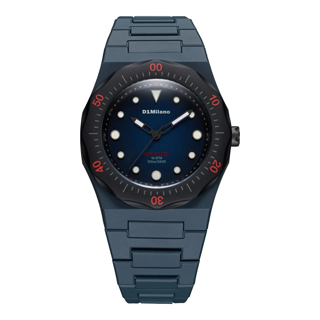 D1 MILANO Polycarbon Diver PDBJ02 40.5 mm kol saati