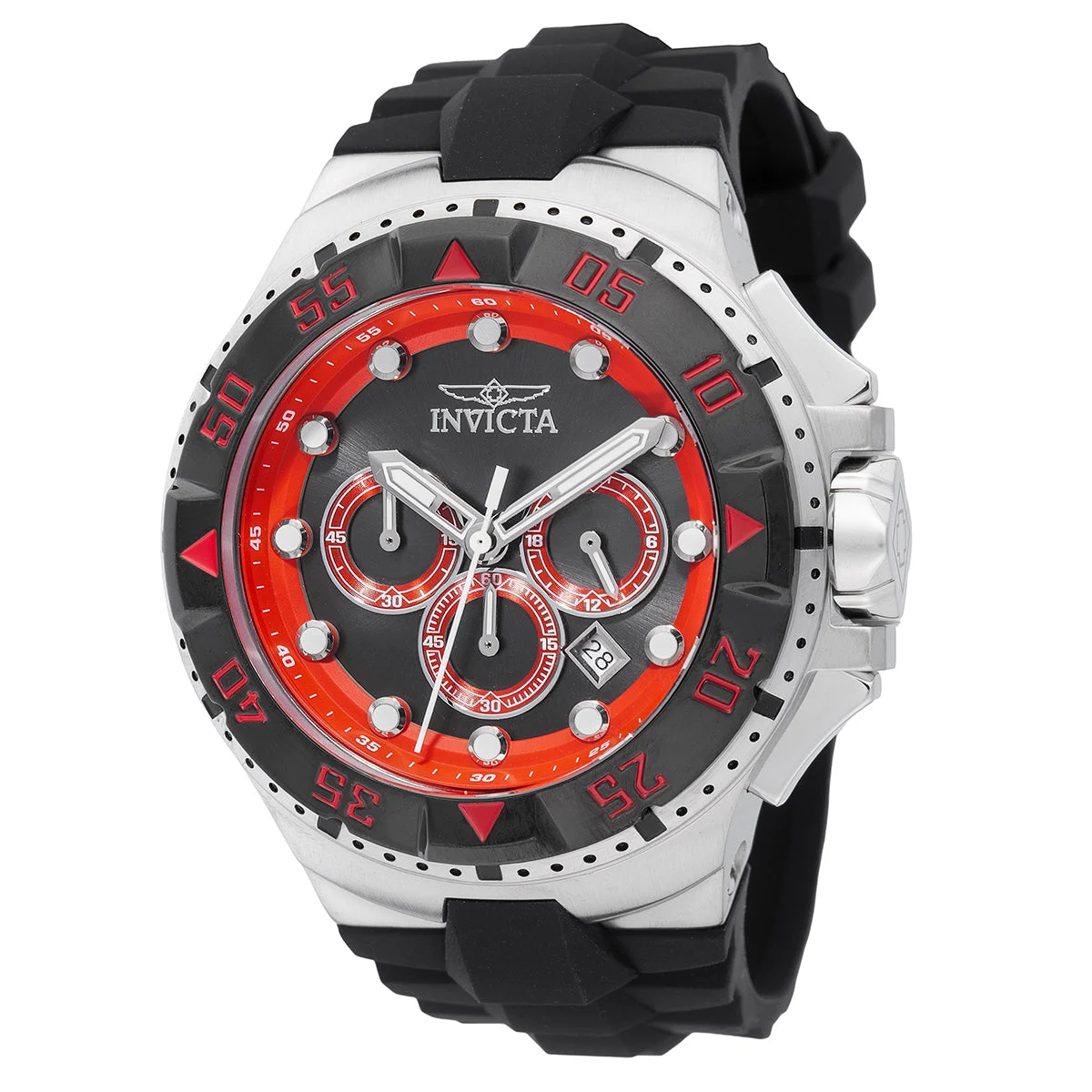 Invicta Excursion Kodar Watch - 50mm. Black (48536) 50 mm kol saati