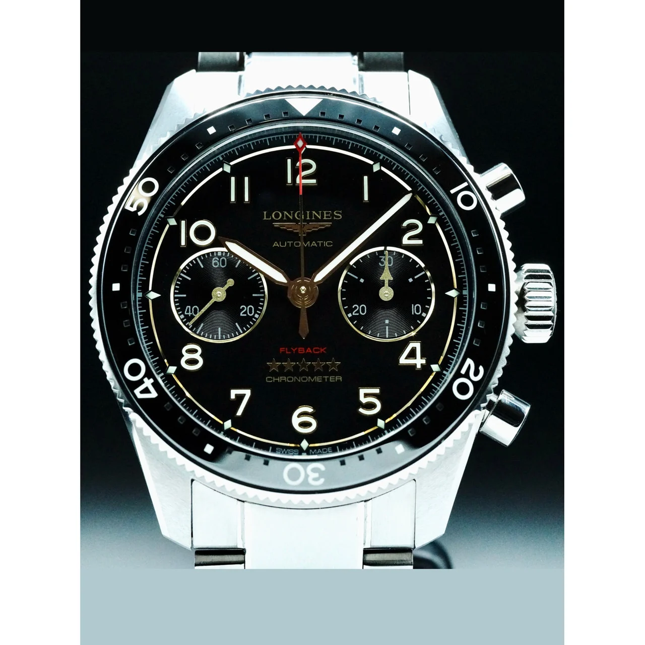 Longines Spirit Anthracite Dial on Bracelet 210000082272 42 mm kol saati