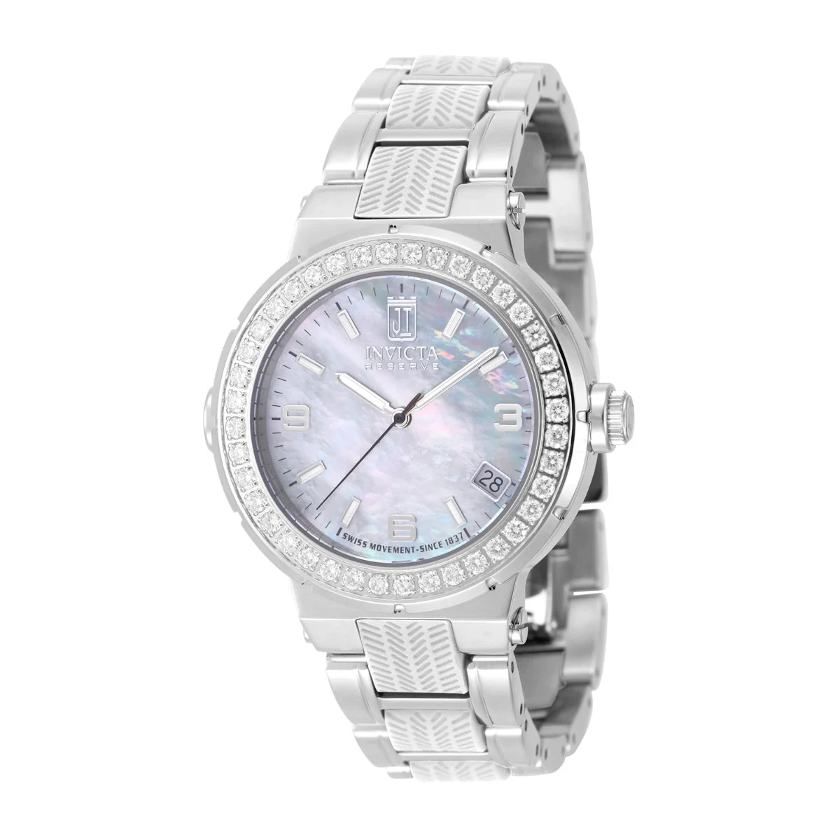 Invicta Auraglyph 1.4 CT LG Diamond Watch - 36mm, White, Steel (51352) 36 mm kol saati