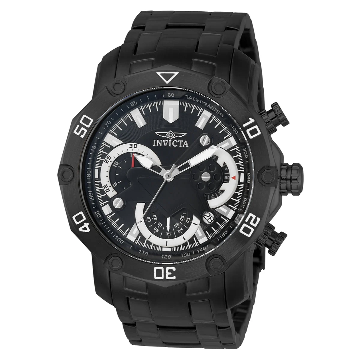 Invicta Pro Diver SCUBA Watch - 50mm, Black (ZG-22763) 50 mm kol saati