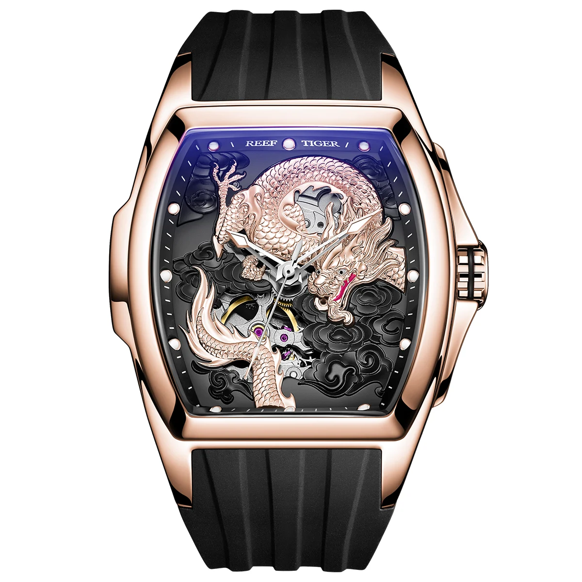 Reef Tiger Lion Dance / Dragon RGA3061-02 44 mm kol saati