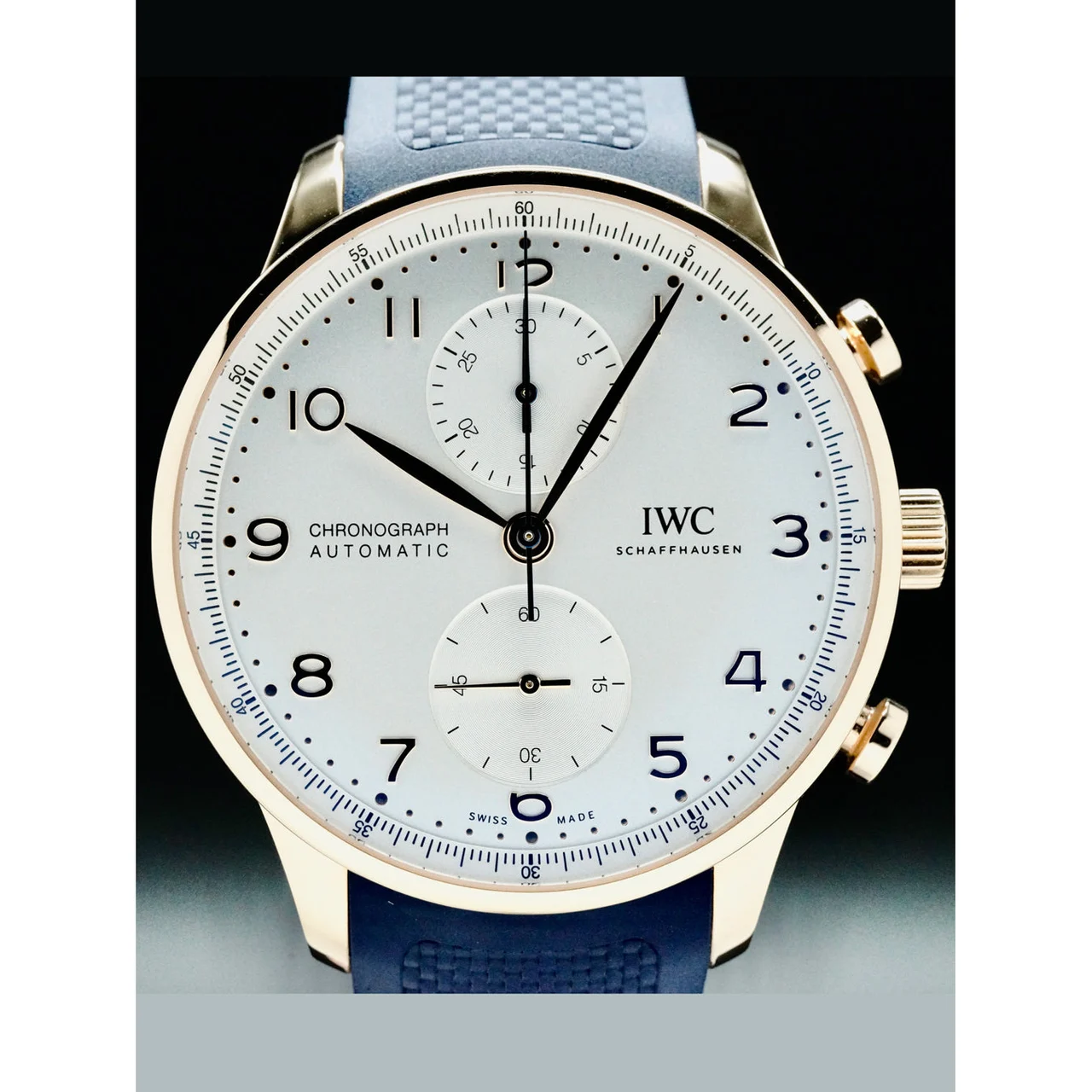 IWC Portugieser Chronograph Gold POC210000066279 41 mm kol saati
