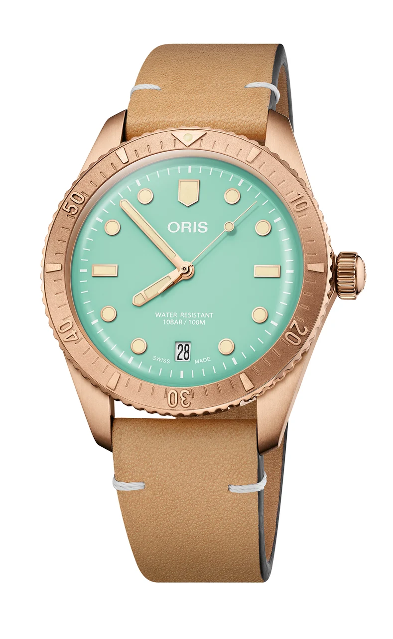 Oris Divers Sixty-Five Cotton Candy 01 733 7771 3157-07 5 19 04BR 38 mm kol saati