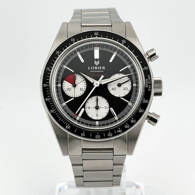 Lorier Olympia Contrasto Panda Chronograph 38mm Automatic kol saati
