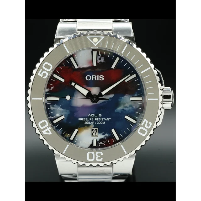 Oris Aquis Date Upcycle 41mm 01 733 7766 4150-Set NAP21000N12834 kol saati