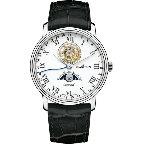 Blancpain Villeret Carrousel Phases de Lune 6622L 3431 55B 42 mm kol saati