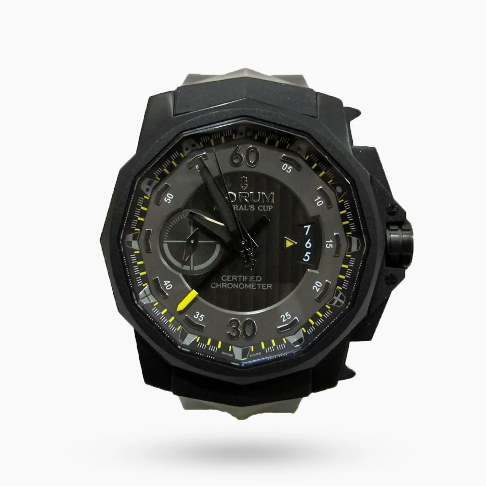 Corum Admiral’s Cup Centro Chrono ( ) Titanium-48mm CORUM-Admiral’s Cup Centro Chrono (Unworn) Titanium-48mm 48 mm kol saati
