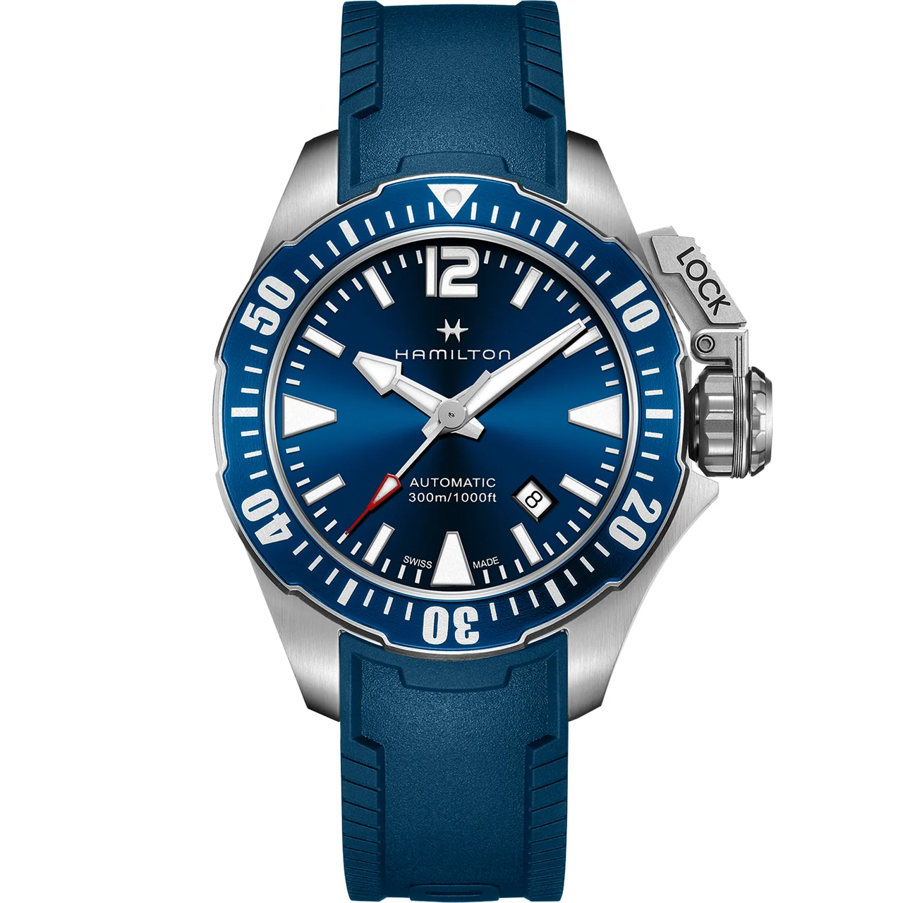 Hamilton Khaki Navy Frogman Auto H77705345 42 mm kol saati