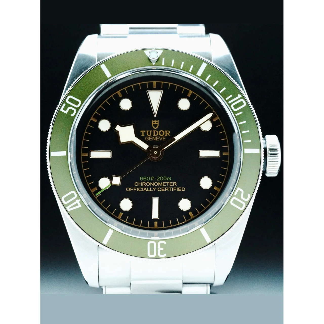 Tudor Black Bay Harrods 41mm Green Bezel 210000082280 41 mm kol saati