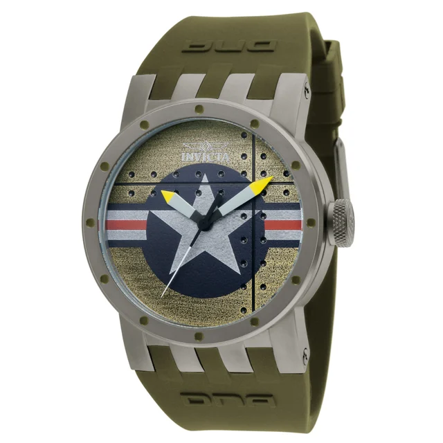 Invicta DNA Watch - 46mm, Olive Green (ZG-11648) kol saati