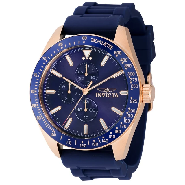 Invicta Aviator Nomad Watch - 45mm. Blue (38406) kol saati