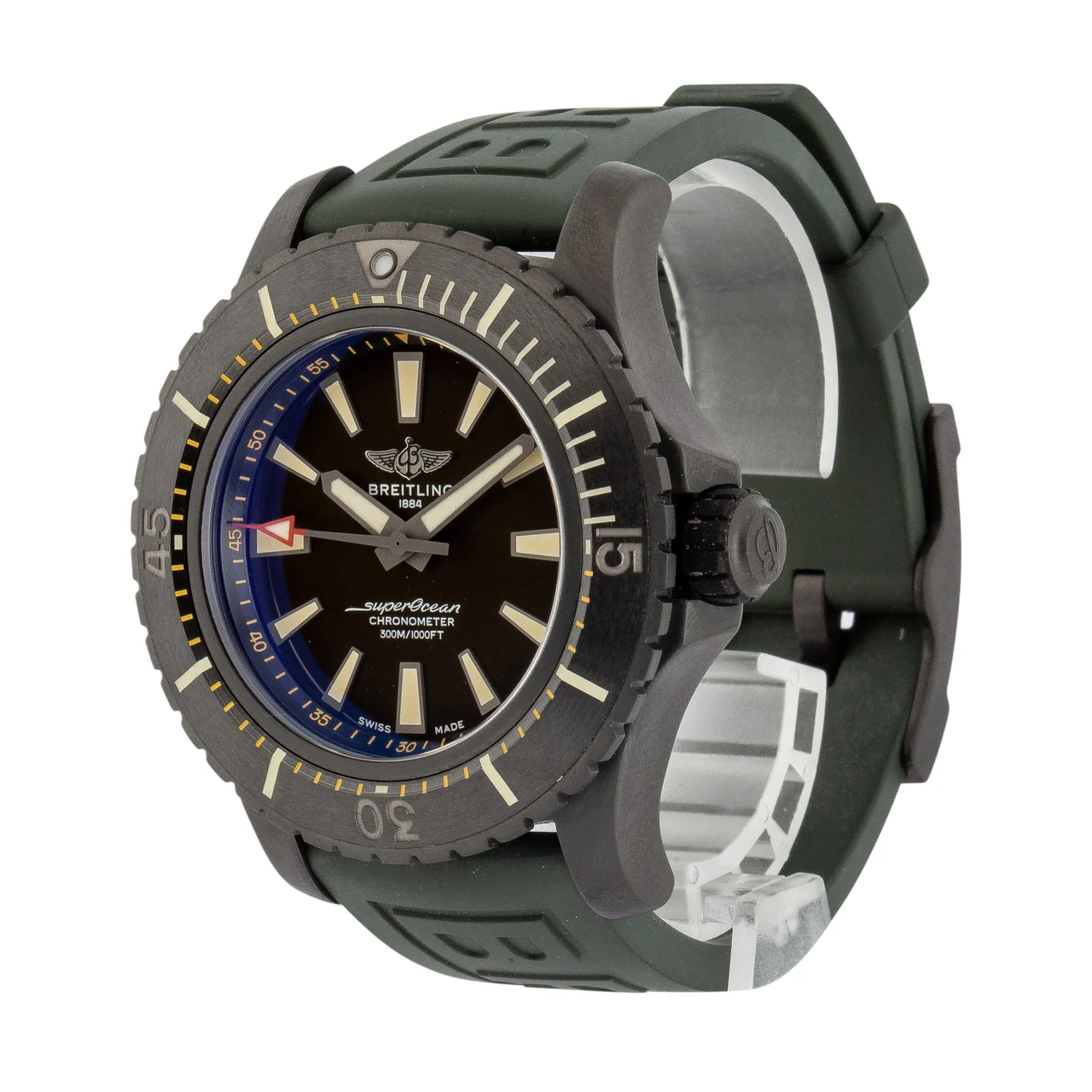 Breitling Superocean Automatic 48 Green Dial V17369241L1S2 48 mm kol saati