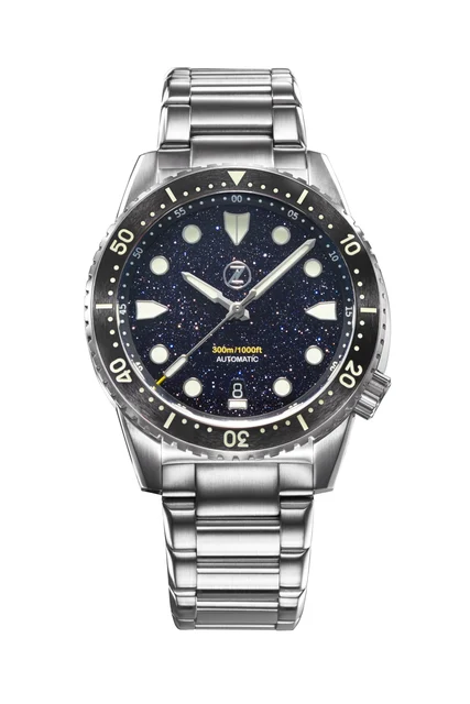 Zelos Mako 300m Diver 'Aventurine' kol saati