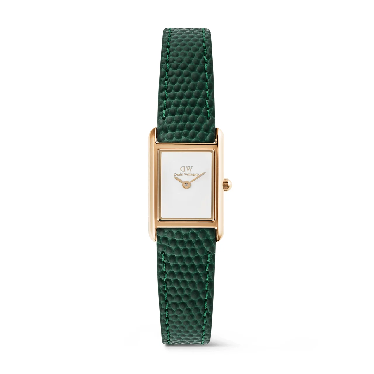 DANIEL WELLINGTON Bound Mini Green Lizard Rose Gold DW00100910 kol saati