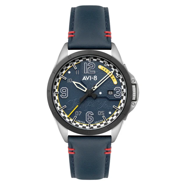 AVI-8 Mustang Twilight Tear Automatic LE with Twilight Blue Dial #AV-4111-02 kol saati