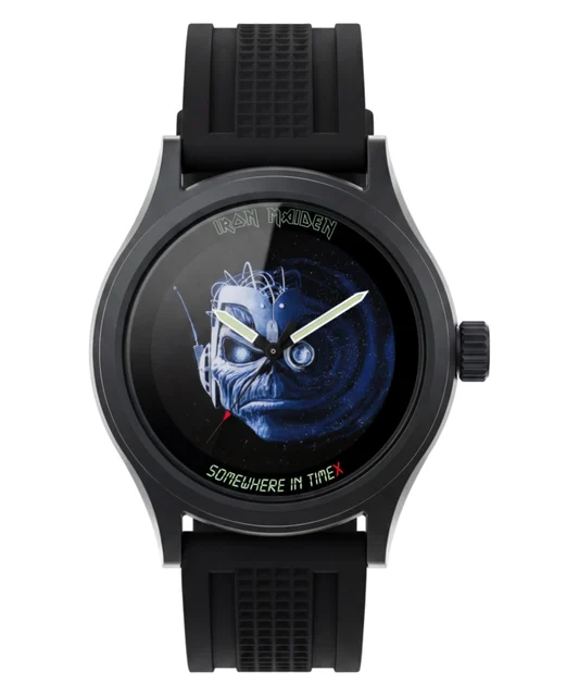 Timex for Iron Maiden 1986 Tribute 40mm HNBR Strap Watch TW6A34000 kol saati